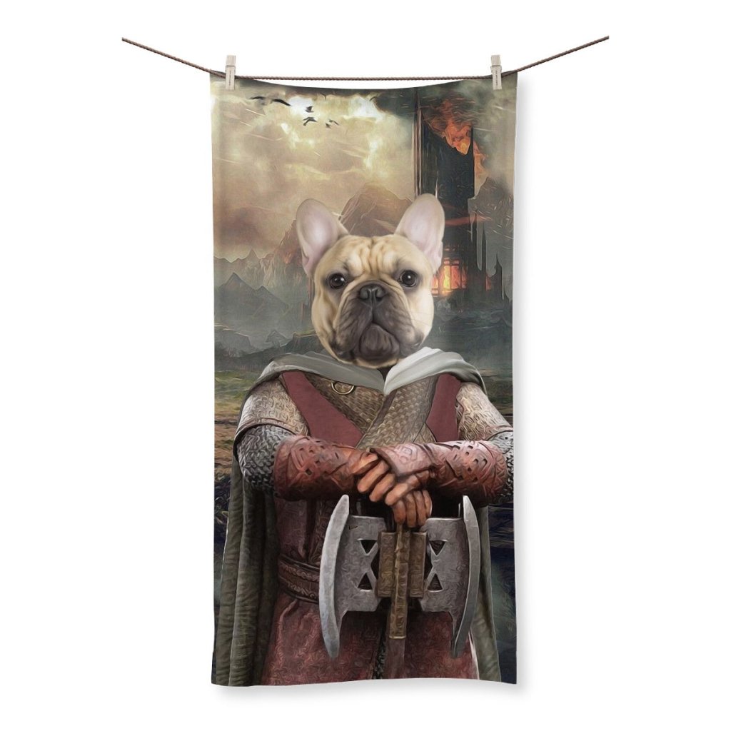 Gimli (Lord Of The Rings Inspired): Custom Pet Towel - Paw & Glory - #pet portraits# - #dog portraits# - #pet portraits uk#