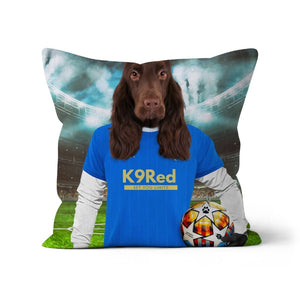 Glasgow Rascals Football Club: Custom Pet Pillow - Paw & Glory - #pet portraits# - #dog portraits# - #pet portraits uk#