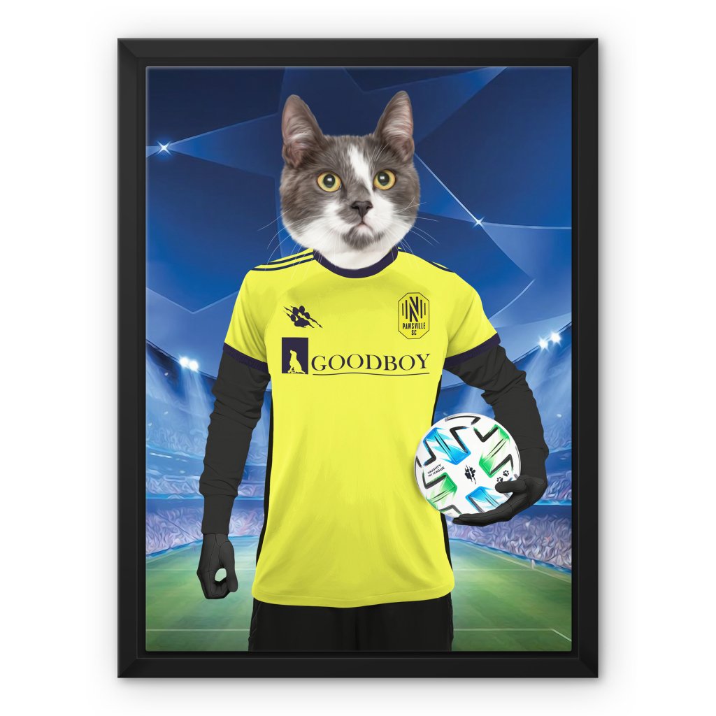 Gnashville FC: Custom Pet Canvas - Paw & Glory - #pet portraits# - #dog portraits# - #pet portraits uk#