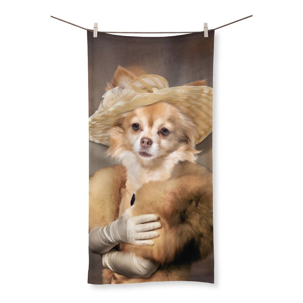 Grace (Peaky Blinders Inspired): Custom Pet Towel - Paw & Glory - #pet portraits# - #dog portraits# - #pet portraits uk#