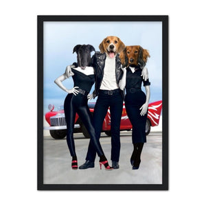 Grease Lightening: Custom Pet Portrait - Paw & Glory - #pet portraits# - #dog portraits# - #pet portraits uk#