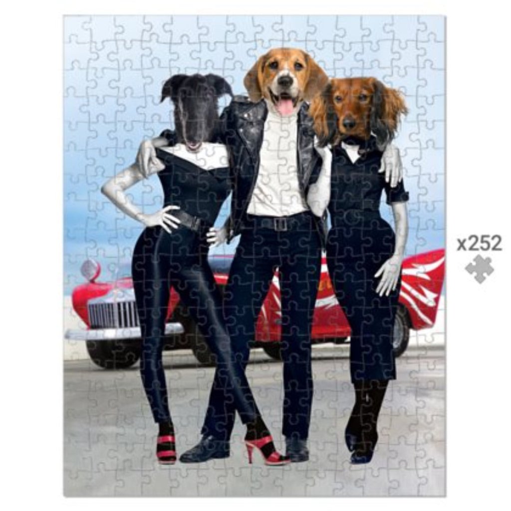Grease Lightening: Custom Pet Puzzle - Paw & Glory - #pet portraits# - #dog portraits# - #pet portraits uk#