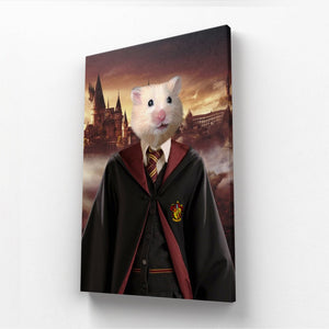 Gryffindor (Harry Potter Inspired): Animal Art Canvas - Paw & Glory - #pet portraits# - #dog portraits# - #pet portraits uk#