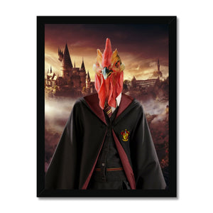 Gryffindor (Harry Potter Inspired): Animal Art Framed Portrait - Paw & Glory - #pet portraits# - #dog portraits# - #pet portraits uk#