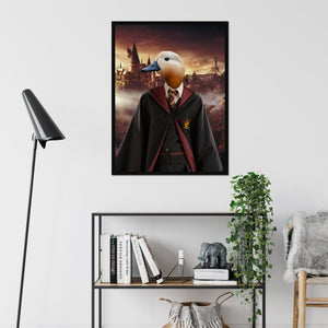 Gryffindor (Harry Potter Inspired): Animal Art Framed Portrait - Paw & Glory - #pet portraits# - #dog portraits# - #pet portraits uk#