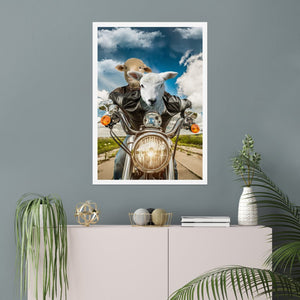 Harley Wooferson: Animal Art Poster - Paw & Glory - #pet portraits# - #dog portraits# - #pet portraits uk#