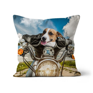 Harley Woofingson 1 Pet: Custom Pet Cushion - Paw & Glory - #pet portraits# - #dog portraits# - #pet portraits uk#paw and glory, pet portraits cushion,personalised dog pillows, dog photo on pillow, pillow with dogs face, dog pillow cases, pillow custom, pet custom pillow