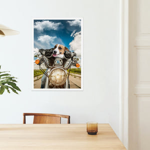 Harley Woofingson 1 Pet: Custom Pet Poster - Paw & Glory - #pet portraits# - #dog portraits# - #pet portraits uk#
