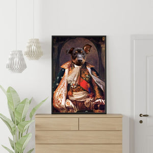 His Highness: Custom Pet Portrait - Paw & Glory - #pet portraits# - #dog portraits# - #pet portraits uk#