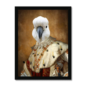 His Majesty: Animal Art Framed Portrait - Paw & Glory - #pet portraits# - #dog portraits# - #pet portraits uk#