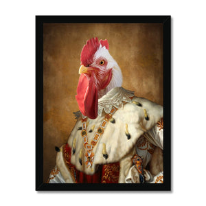 His Majesty: Animal Art Framed Portrait - Paw & Glory - #pet portraits# - #dog portraits# - #pet portraits uk#
