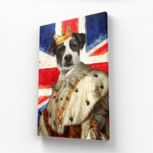 His Majesty British Flag: Custom Pet Canvas - Paw & Glory - #pet portraits# - #dog portraits# - #pet portraits uk#paw & glory, pet portraits canvas,dog art canvas, dog canvas print, dog canvas painting, pet canvas portrait, pet canvas uk