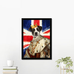 His Majesty British Flag: Custom Pet Portrait - Paw & Glory - #pet portraits# - #dog portraits# - #pet portraits uk#