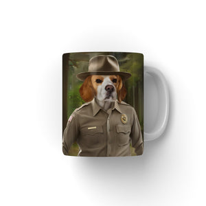Hopper (Stranger Things Inspired): Custom Pet Mug - Paw & Glory - #pet portraits# - #dog portraits# - #pet portraits uk#paw & glory, custom pet portrait Mug,dog face on mug, dog on a mug, pet mug personalized, personalized coffee mugs with pets, personalized pet mugs