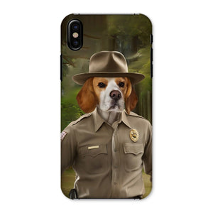 Hopper (Stranger Things Inspired): Custom Pet Phone Case - Paw & Glory - #pet portraits# - #dog portraits# - #pet portraits uk#portrait pets, painting of pet, paw print medals, pet picture frames, dog and cat portraits, pet portrait art, crown and paw, west and willow, westandwillow