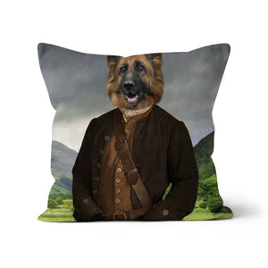 Jamie (Outlander Inspired): Custom Pet Cushion - Paw & Glory - #pet portraits# - #dog portraits# - #pet portraits uk#paw and glory, pet portraits cushion,dog memory pillow, pillow with pet picture, dog on pillow, dog memory pillow, pet pillow