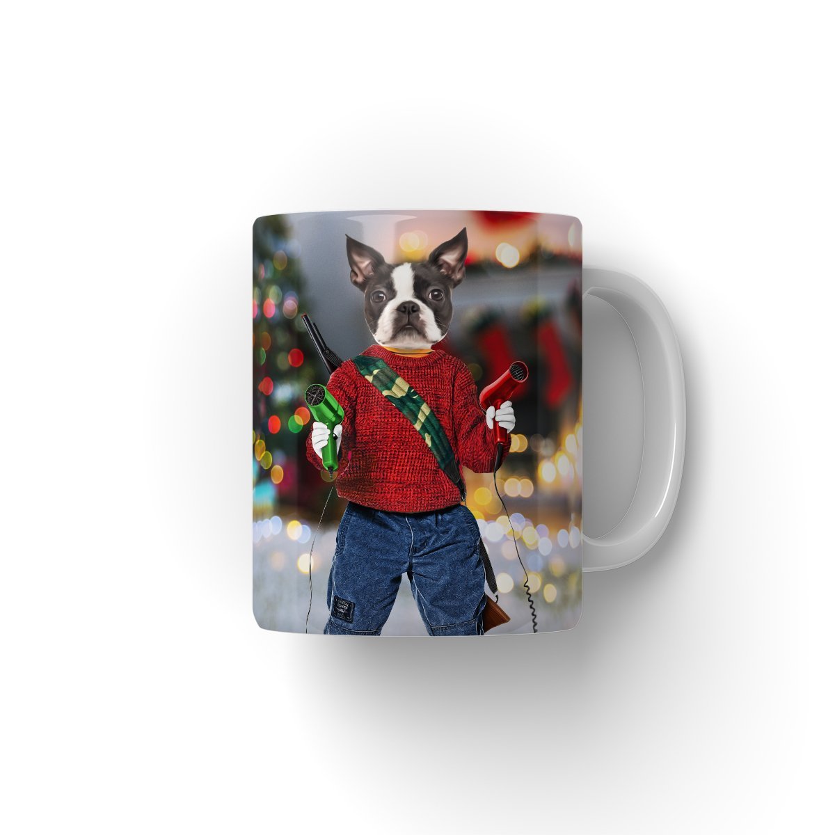 Kevinnn (Home Alone 1 Inspired): Custom Pet Mug - Paw & Glory - #pet portraits# - #dog portraits# - #pet portraits uk#paw & glory, custom pet portrait Mug,man and dog mug, make custom mug, custom order mugs, design your own coffee mug, customized mugs with names