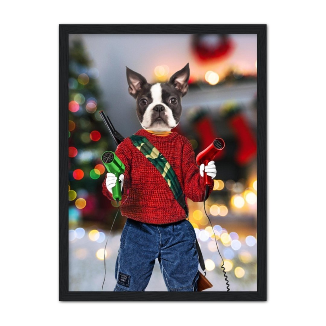 Kevinnn (Home Alone 1 Inspired): Custom Pet Portrait - Paw & Glory, pawandglory, pet portraits in oils, dog drawing from photo, professional pet photos, custom pet paintings, pictures for pets, dog portrait painting, pet portrait