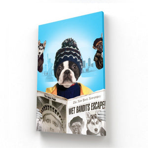 Kevinnn (Home Alone 2 Inspired): Custom Pet Canvas - Paw & Glory - #pet portraits# - #dog portraits# - #pet portraits uk#paw and glory, pet portraits canvas,pet on a canvas, personalized pet canvas art, dog photo on canvas, pet canvas print, pet photo canvas
