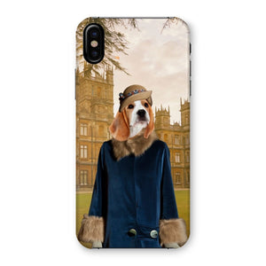Lady Anne (Downton Abbey Inspired): Custom Pet Phone Case - Paw & Glory - #pet portraits# - #dog portraits# - #pet portraits uk#painted portraits of dogs, portraits pets, portrait of your pet, portrait of your dog, pet photo studio, pet portraits, purrandmutt, crown and paw