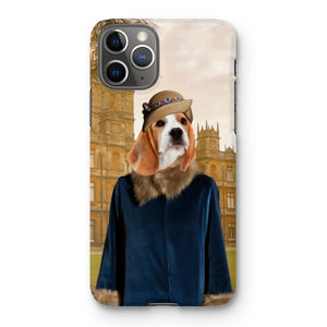 Lady Anne (Downton Abbey Inspired): Custom Pet Phone Case - Paw & Glory - #pet portraits# - #dog portraits# - #pet portraits uk#dog canvas, portraits of dogs, portraits dogs, dog paintings, professional dog portraits, Pet portraits, Crownandpaw, Hattieandhugo