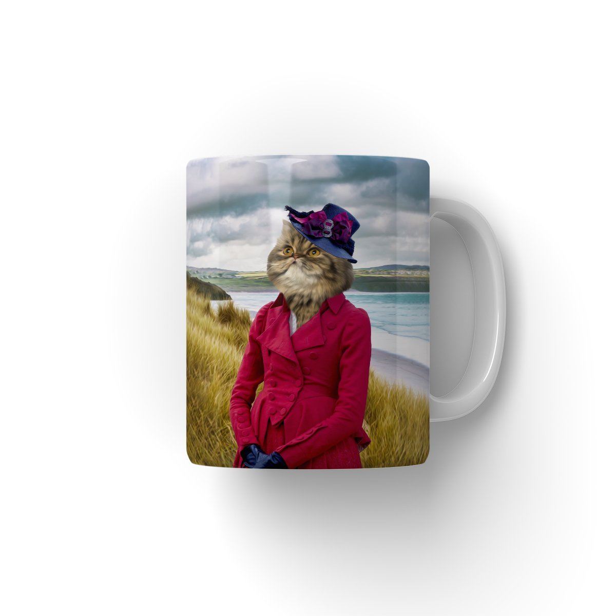 Lady Caroline (Poldark Inspired): Custom Pet Mug - Paw & Glory - #pet portraits# - #dog portraits# - #pet portraits uk#paw and glory, pet portraits Mug,dog travel mug, coffee mugs gift, custom designed mugs, picture of mugs, pet mug
