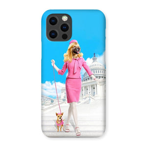 Legally Blonde: Custom Pet Phone Case - Paw & Glory - #pet portraits# - #dog portraits# - #pet portraits uk#pet portraits in oil, painting of my dog, custom dogs, paw prints gifts, pet portrait by, canvas pet photos, crown and paw alternative, westandwillow