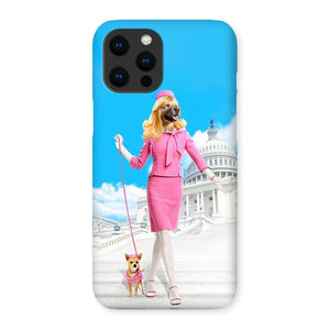 Legally Blonde: Custom Pet Phone Case - Paw & Glory - #pet portraits# - #dog portraits# - #pet portraits uk#personalized dog products, dog portrait company, Pet portraits uk, Pet portraits, Crown and paw alternative, Purr and mutt, Hattieandhugo