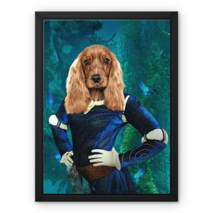 Merida (Brave Inspired): Custom Pet Canvas - Paw & Glory - #pet portraits# - #dog portraits# - #pet portraits uk#paw and glory, pet portraits canvas,dog photo on canvas, pet picture on canvas, personalised pet canvas, the pet on canvas, pet on canvas uk