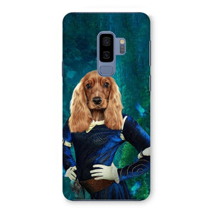 Merida (Brave Inspired): Custom Pet Phone Case - Paw & Glory - #pet portraits# - #dog portraits# - #pet portraits uk#pet portraits on canvas, send a picture of your dog stuffed animal, paintings of pets from photos, pet portraits, dog caricatures, turn pet photos to art, Crownandpaw