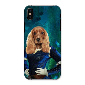 Merida (Brave Inspired): Custom Pet Phone Case - Paw & Glory - #pet portraits# - #dog portraits# - #pet portraits uk#turn pet photos to art, pet artwork, dog paintings from photos, pet painting, personalized pet picture frames, Pet portraits, Purr and mutt