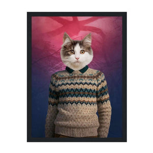 Mike (Stranger Things Inspired): Custom Pet Portrait - Paw & Glory, paw and glory, admiral dog portrait, drawing pictures of pets, paintings of pets from photos, painting of your dog, dog portraits as humans, draw your pet portrait, pet portraits