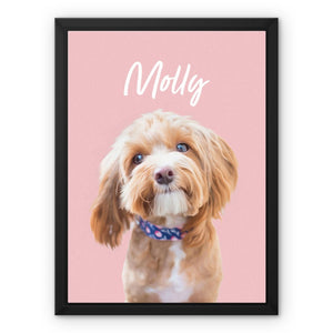 Minimalist: Custom Pet Canvas - Paw & Glory - #pet portraits# - #dog portraits# - #pet portraits uk#paw & glory, custom pet portrait canvas,dog canvas painting, dog canvas wall art, personalised dog canvas, dog canvas bag, canvas of pet