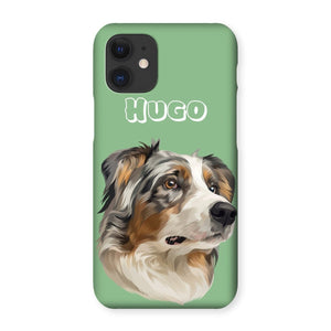 Modern: Custom 1 Pet Phone Case - Paw & Glory - #pet portraits# - #dog portraits# - #pet portraits uk#pet portrait from photo, dog paintings for sale, dog canvas prints, pet portraits, puppy paintings, dog paintings from photo, custom pet, Turnerandwalker, Crown and paw