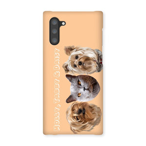 Modern: Custom Three Pet Phone Case - Paw & Glory - #pet portraits# - #dog portraits# - #pet portraits uk#paintings of pets, dog caricatures, pets portrait, pet portraits paintings Pet portraits, Pet portraits uk, Crown and paw