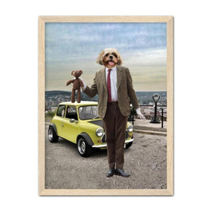Mr Bean: Custom Pet Portrait - Paw & Glory, paw and glory, small dog portrait, best dog paintings, custom pet portraits, the general portrait, custom pet portraits south africa, nasa dog portrait, pet portrait