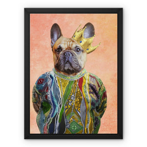 Notorious D.O.G: Custom Pet Canvas - Paw & Glory - #pet portraits# - #dog portraits# - #pet portraits uk#pawandglory, pet art canvas,dog photo on canvas, dog canvas painting, the pet canvas, dog canvas wall art, dog portrait canvas