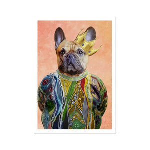 Notorious D.O.G: Custom Pet Portrait - Paw & Glory, paw and glory, turn pet photo into canvas art, hogwarts dog houses, pet portraits in oils, small dog portrait, the admiral dog portrait, my pet painting, pet portraits