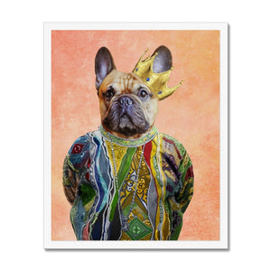Notorious D.O.G Framed Print - Paw & Glory - #pet portraits# - #dog portraits# - #pet portraits uk#, westandwillow, pet portrait painters, pet portrait from photos, pet picture, pet photo, pop art pet portraits, pet portraits