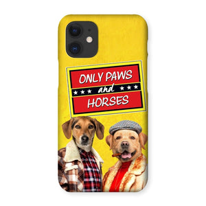 Only Paws & Horses: Custom 2 Pet Phone Case - Paw & Glory - paw and glory, personalised cat phone case, personalised pet phone case, personalized dog phone case, pet art phone case, dog mum phone case, personalized puppy phone case, Pet Portrait phone case,