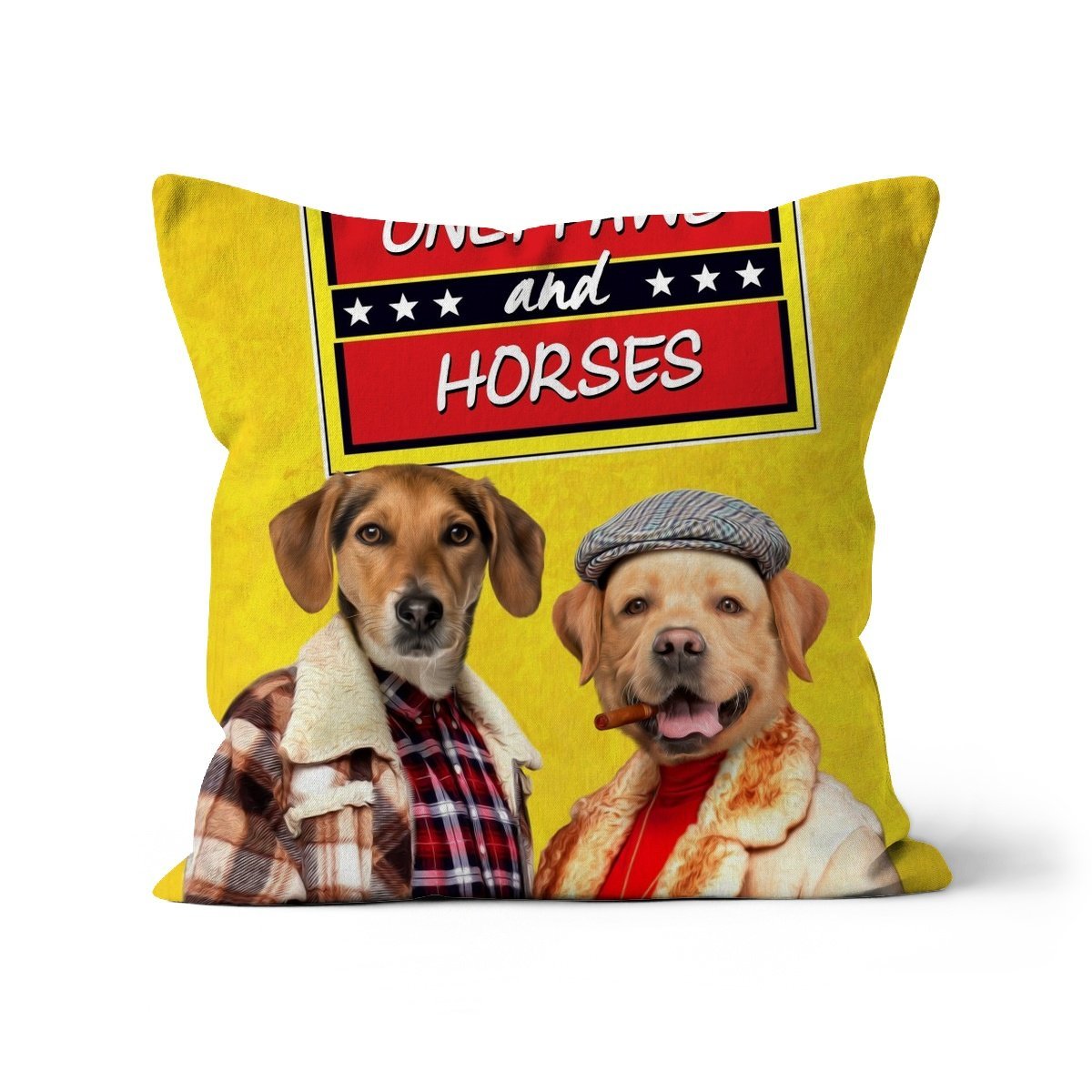 Only Paws & Horses: Custom 2 Pet Throw Pillow - Paw & Glory - #pet portraits# - #dog portraits# - #pet portraits uk#paw & glory, custom pet portrait pillow,dog pillow custom, custom pet pillows, pup pillows, pillow with dogs face, dog pillow cases