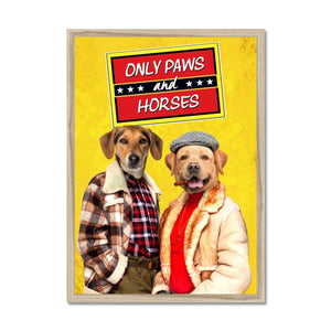 Only Paws & Horses: Custom Framed 2 Pet Portrait - Paw & Glory, pawandglory, the general portrait, drawing pictures of pets, in home pet photography, best dog artists, admiral pet portrait, digital pet paintings, pet portrait