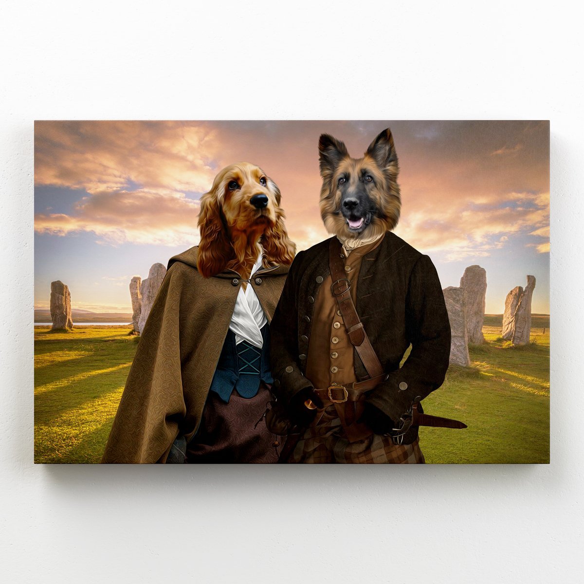 Outlander: Custom Pet Canvas - Paw & Glory - #pet portraits# - #dog portraits# - #pet portraits uk#pawandglory, pet art canvas,pet photo to canvas, dog portraits canvas, pet canvas portrait, pet canvas print, dog photo on canvas
