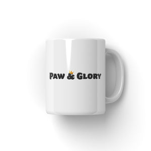 Paw & Glory, paw and glory, personalised coffee mug with dogs, custom dog mug, custom pet mug, mug with dog picture, dog mugs personalised, personalized dog and owner mug, Pet Portraits Mug