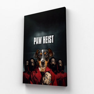 Paw Heist: Custom Pet Canvas - Paw & Glory - #pet portraits# - #dog portraits# - #pet portraits uk#paw & glory, pet portraits canvas,the pet canvas, canvas of your pet, custom pet canvas, dog art canvas, pet canvas portrait