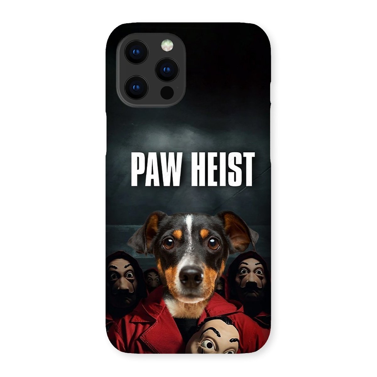 Paw Heist: Custom Pet Phone Case - Paw & Glory - paw and glory, pet art phone case, personalised cat phone case, personalized cat phone case, personalized puppy phone case, personalised dog phone case uk, life is better with a dog phone case, Pet Portrait phone case,