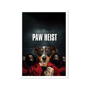 Paw Heist: Custom Pet Poster - Paw & Glory - #pet portraits# - #dog portraits# - #pet portraits uk#Paw & Glory, paw and glory, victorian dog portrait, dog portraits singapore, drawing pictures of pets, admiral dog portrait, in home pet photography, cat picture painting, pet portraits