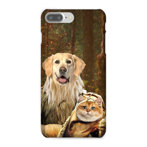 Pawbecca & Ewok (Star Wars Inspired): Custom Pet Phone Case - Paw & Glory - #pet portraits# - #dog portraits# - #pet portraits uk#