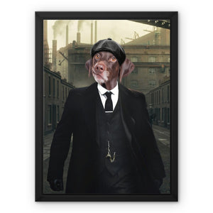 Peaky Blinders (Male): Custom Pet Canvas - Paw & Glory - #pet portraits# - #dog portraits# - #pet portraits uk#paw & glory, pet portraits canvas,custom pet canvas prints, dog pictures on canvas, dog canvas art custom, personalised cat canvas, dog wall art canvas
