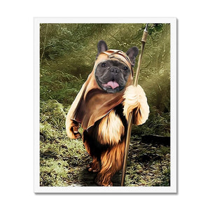 Pet E-Wok: Custom Pet Framed Print - Paw & Glory - #pet portraits# - #dog portraits# - #pet portraits uk#, crownandpaw, dog portrait, dog portraits, pet portrait painting, dog canvas, pet portraits